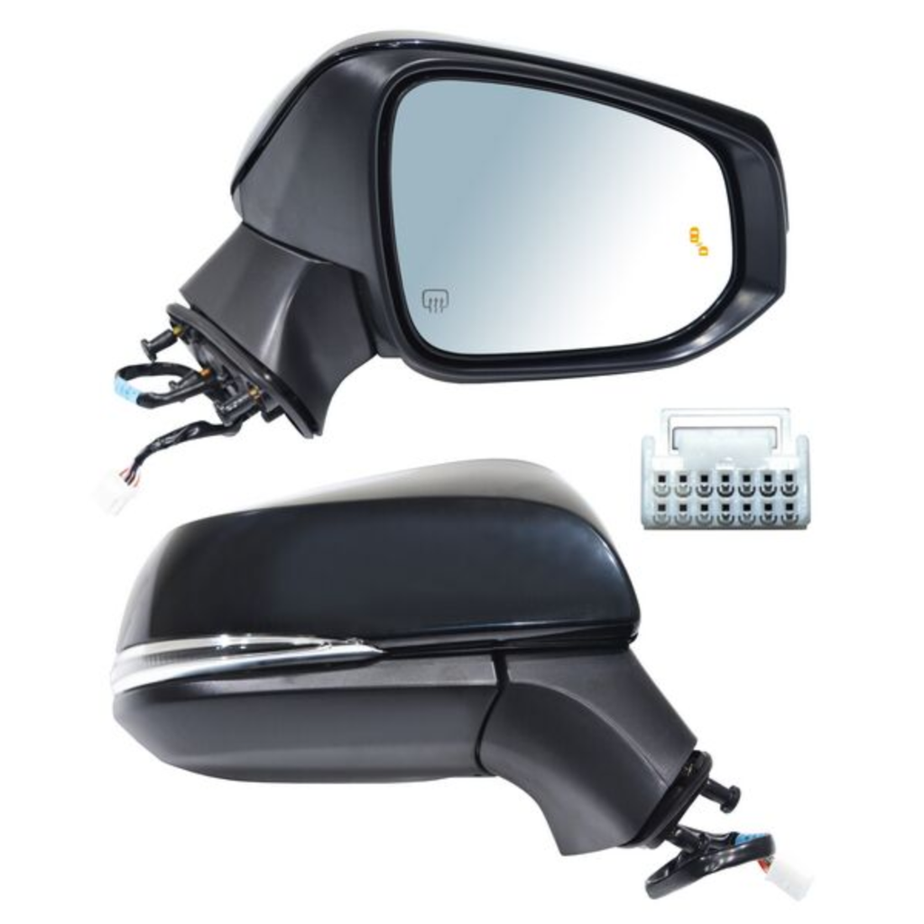 ESPEJO TOYOTA COROLLA CROOS 2022 AL 2024 ELECT P/PINT C/DIRECC C/SENSOR PUNTO CIEGO C/DESEMP 8 PINES DER