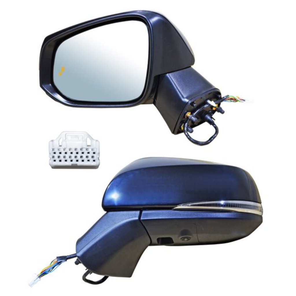 ESPEJO TOYOTA RAV4 2019 AL 2024 ELECT P/PINT C/DESEMP C/DIRECC C/LUZ INF C/SENS PUNTO CIEGO C/CAMARA 14 PINES IZQ