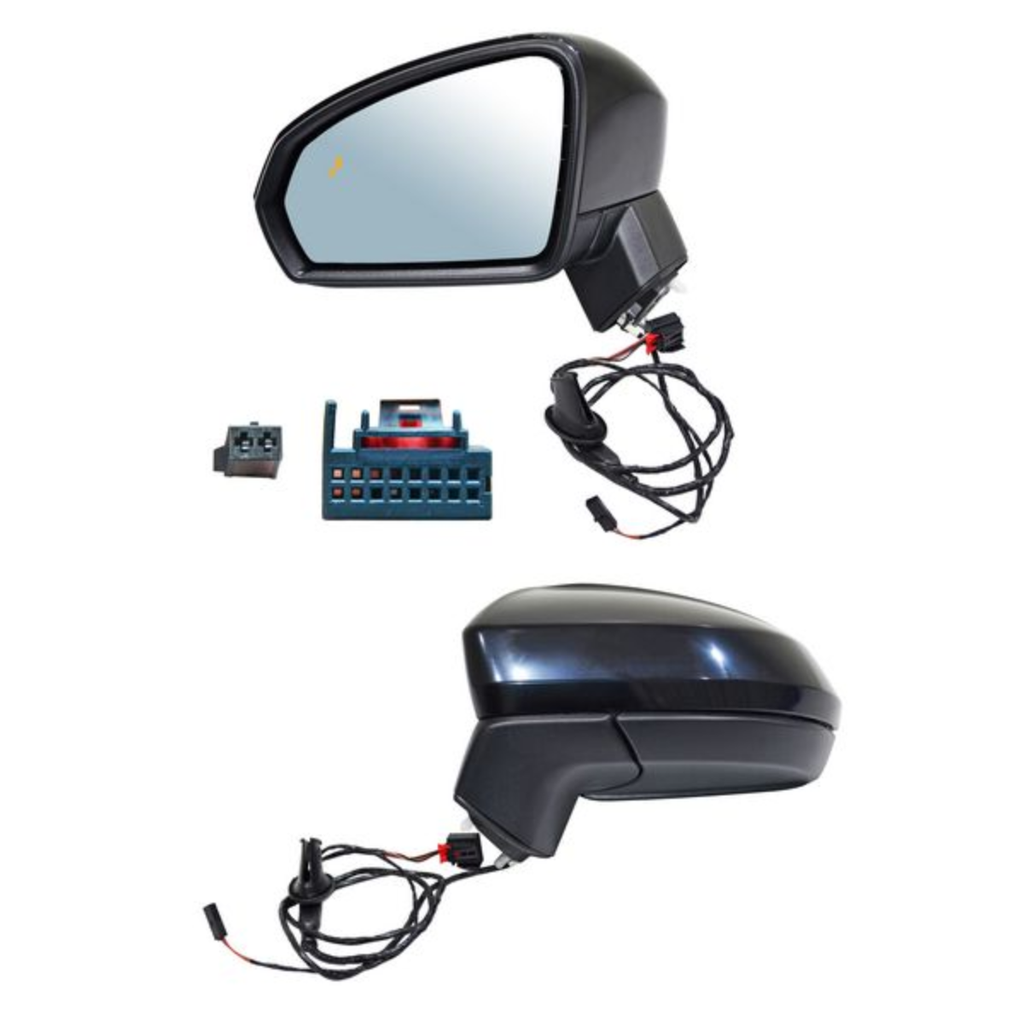 ESPEJO VOLKSWAGEN TAOS 2021 AL 2025 ELECT P/PINT C/SENSOR PUNTO CIEGO C/DESEMP IZQ