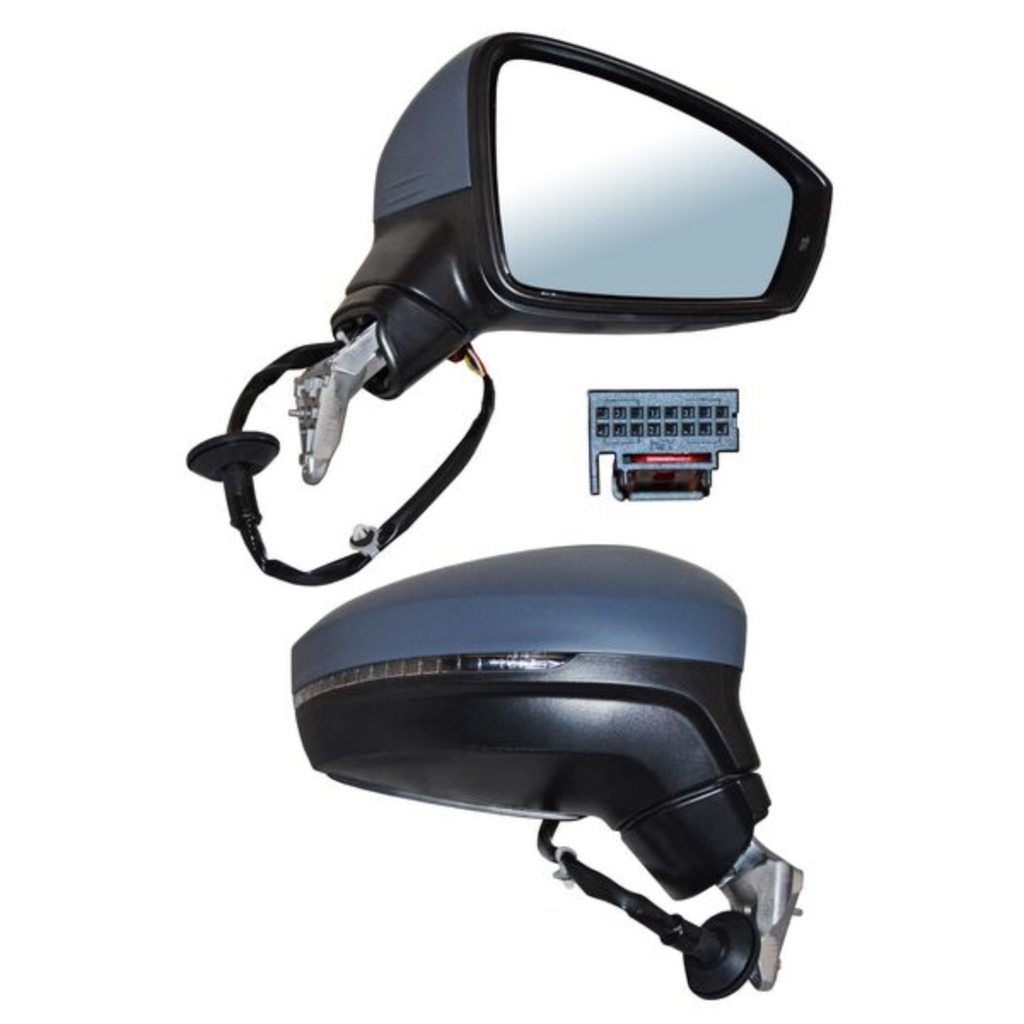 ESPEJO VOLKSWAGEN TIGUAN 2018 AL 2022 ELECT P/PINT C/DIRECC C/DESEMP 6 PINES DER