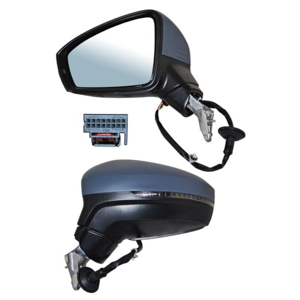 ESPEJO VOLKSWAGEN TIGUAN 2018 AL 2022 ELECT P/PINT C/DIRECC C/DESEMP 6 PINES IZQ