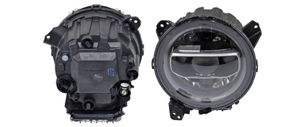 [20-G472-00-1N] FARO JEEP WRANGLER 2018 AL 2023 FILO NEG LEDS IZQ TYC