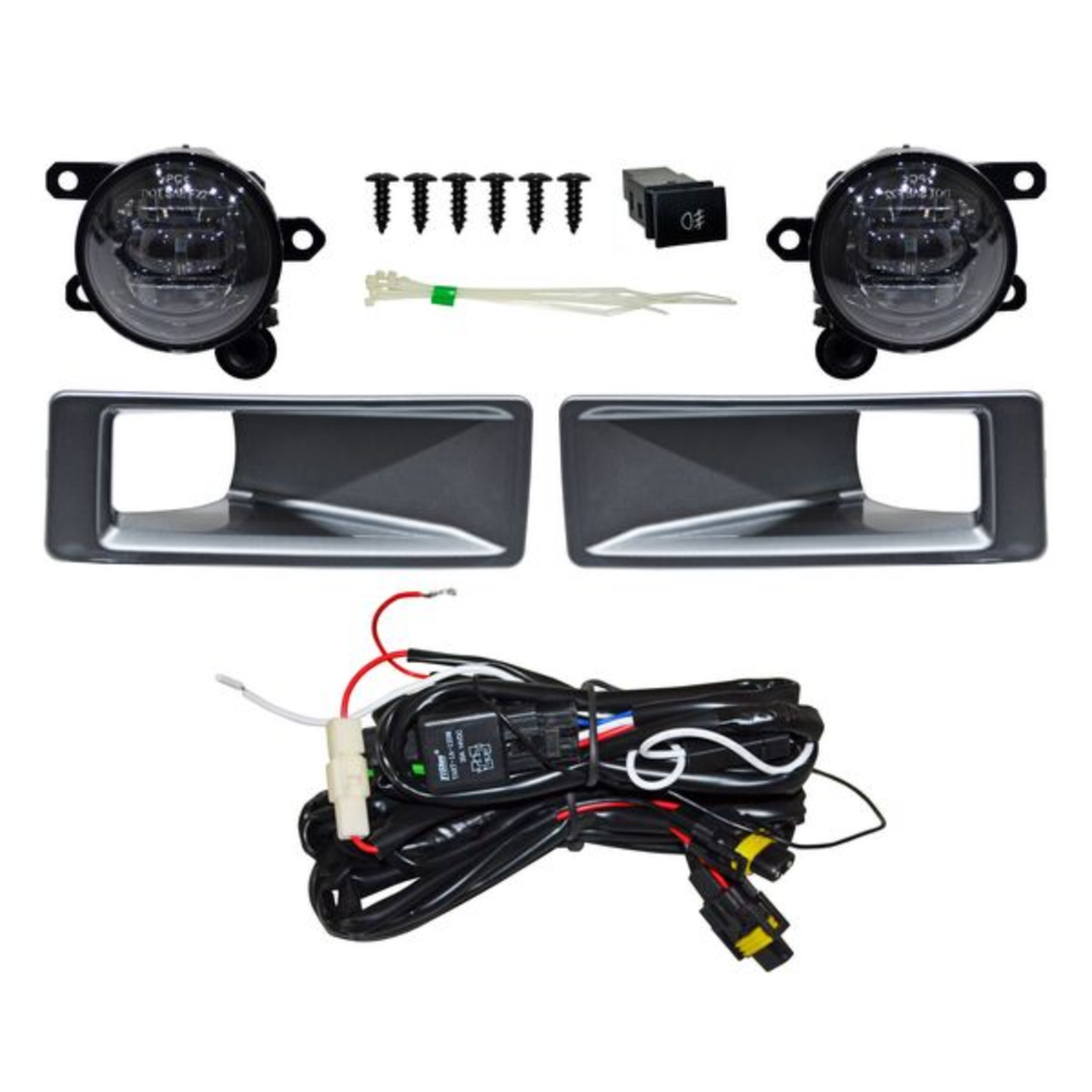 FARO AUX (NIEBLA) MITSUBISHI PU L200 2025 LEDS C/PARRILLA JGO