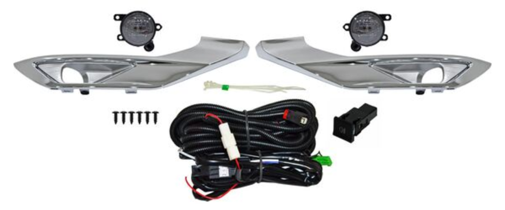 FARO AUX (NIEBLA) MITSUBISHI OUTLANDER 2023 AL 2024 C/MOLD CROM JGO