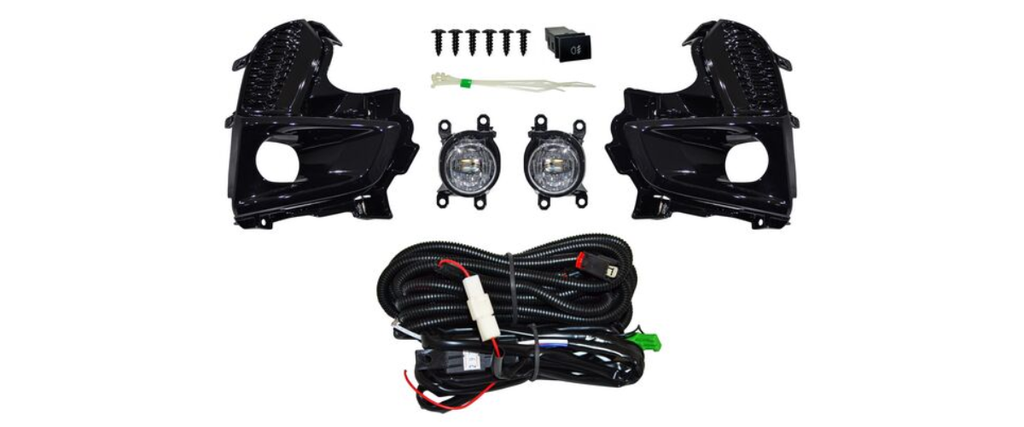 [FATO-YA24-LCPJ] FARO AUX (NIEBLA) TOYOTA YARIS 2024 5PTAS LEDS C/PARRILLA JGO