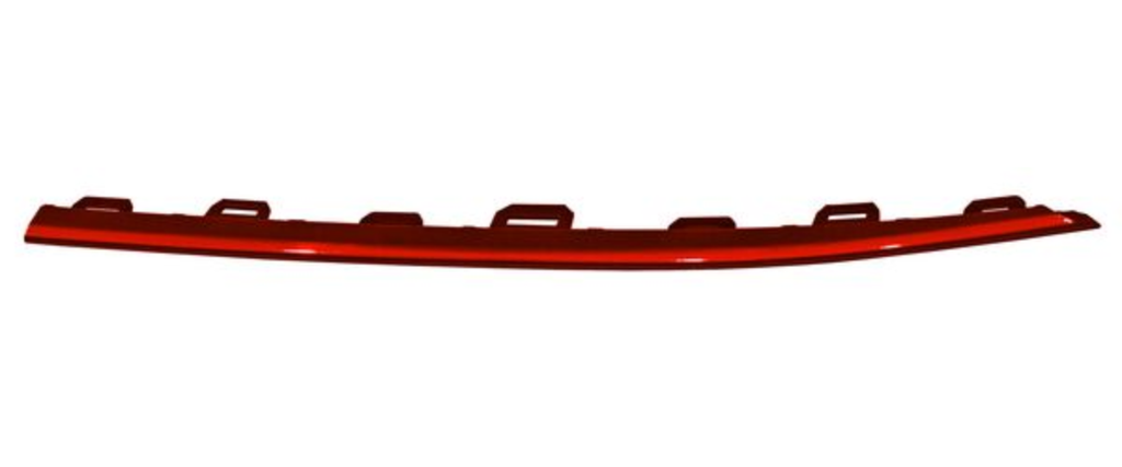 [MDOM-O523-RO32] MOLDURA FASCIA (DEFENSA) OMODA 5 2023/ OMODA C5 2023 AL 2025 ROJA DEL IZQ