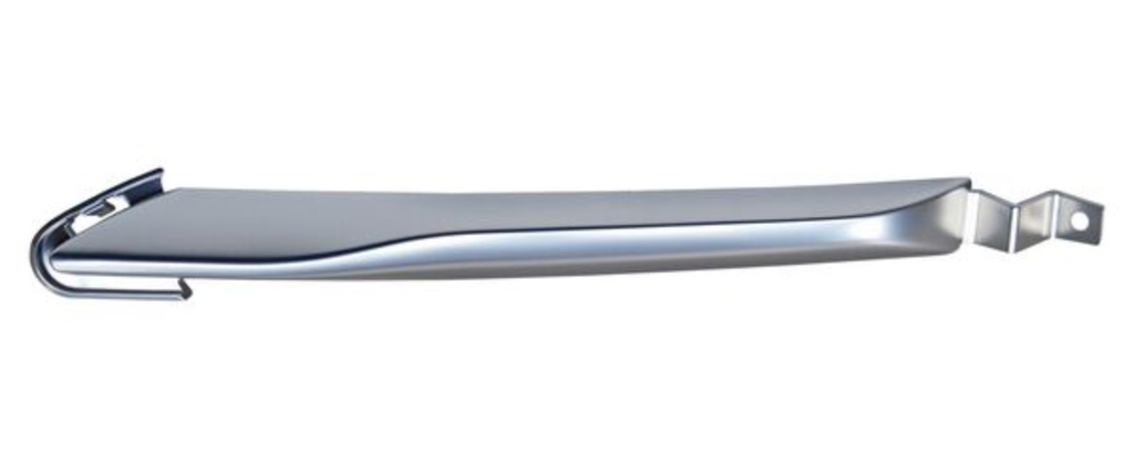 MOLDURA FASCIA (DEFENSA) JEEP GRAND CHEROKEE 2022 AL 2024 CROM SATIN DEL IZQ