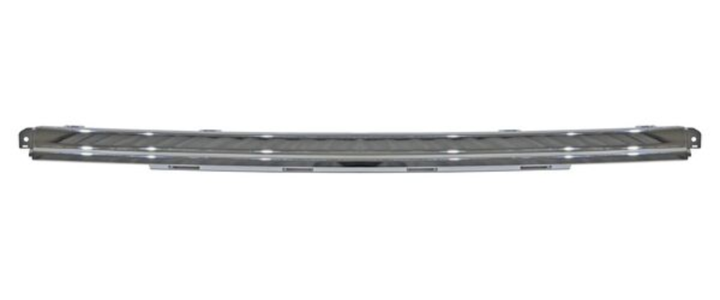 MOLDURA FASCIA (DEFENSA) JEEP TRAS GRAND CHEROKEE 2022 AL 2024 OVERLAND CROM INF TRAS