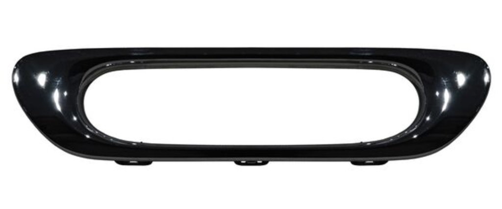 [MDMI-CO14-NE574] MOLDURA FASCIA (DEFENSA) MINI COOPER 2014 AL 2021 NEG CENT INF TRAS
