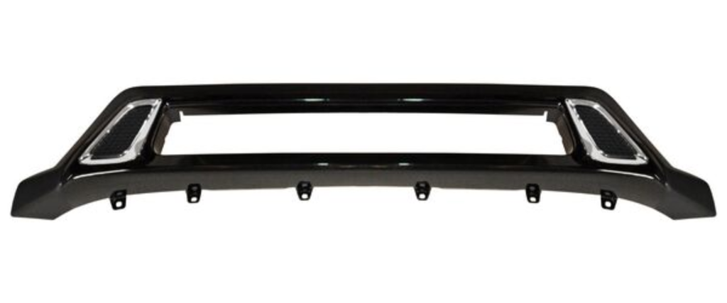 MOLDURA FASCIA (DEFENSA) MITSUBISHI OUTLANDER 2020 AL 2022 C/MOLD CROM C/MOLD PLATA INF DEL