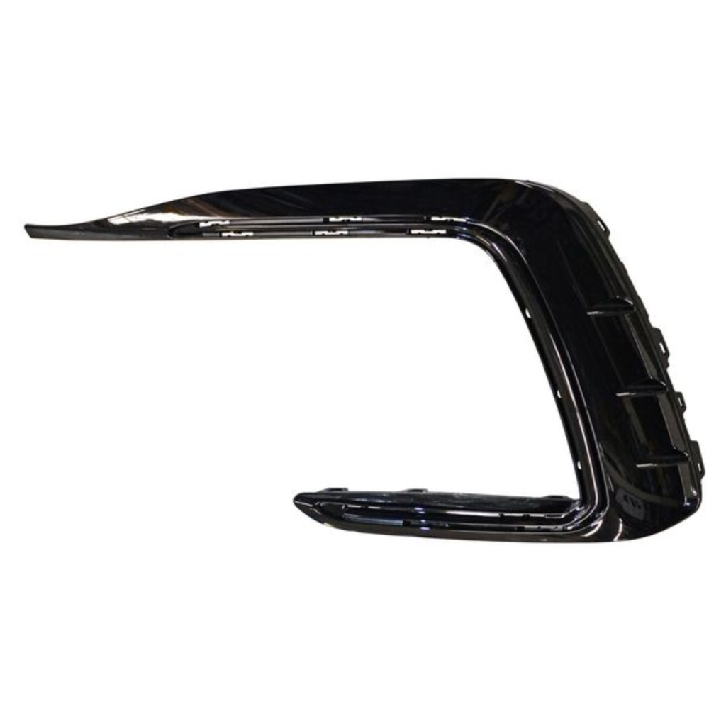 MOLDURA FASCIA (DEFENSA) VOLKSWAGEN TIGUAN 2022 AL 2024 NEG S/MOLD CROM DEL IZQ