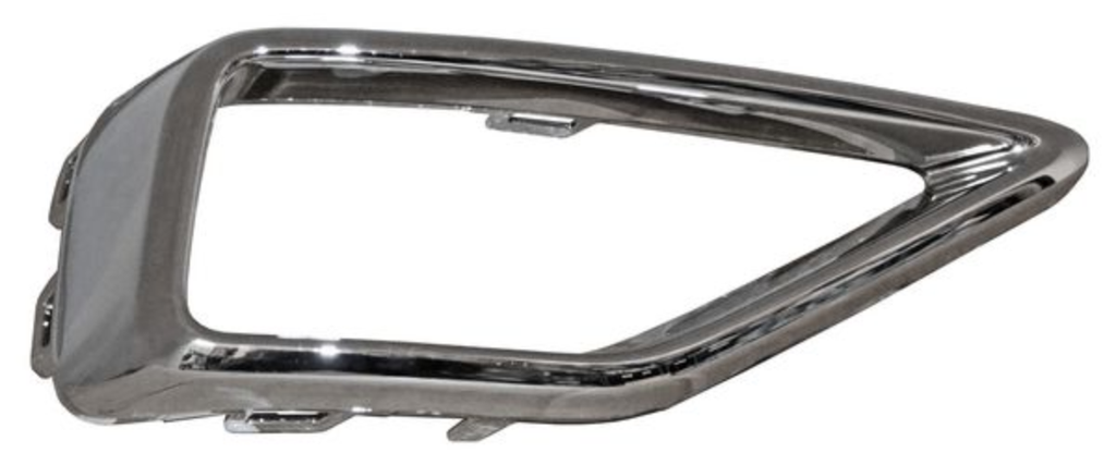 [MDVO-TA21-CR42] MOLDURA FASCIA (DEFENSA) VOLKSWAGEN TAOS 2021 AL 2025 CROM TRAS IZQ