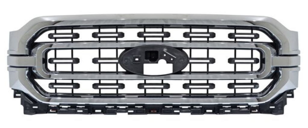 [PAFO-PU21-CMCR] PARRILLA FORD PU 2021 AL 2023 C/MOLD CROM CENT CROM