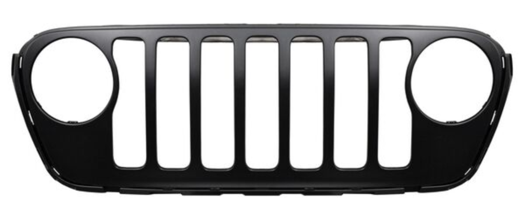 [PAJE-WR18-NE] PARRILLA JEEP WRANGLER 2018 AL 2023 NEG S/MOLD