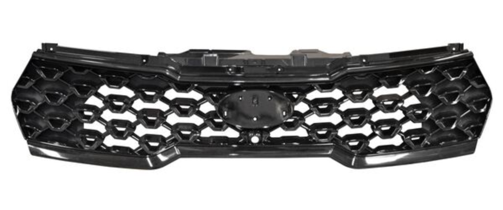 [PAKI-SO21-CMNECAM] PARRILLA KIA SORENTO 2021 AL 2025 C/MOLD NEG C/HOYO P/CAMARA P/EMBLEMA OVAL
