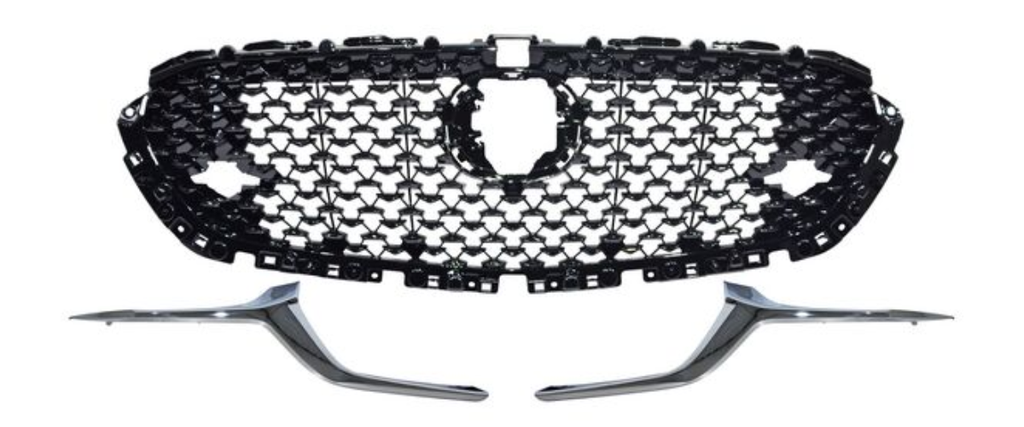 [PAMA-CX20-CMCRCHS] PARRILLA MAZDA CX30 2020 AL 2021 C/MOLD CROM C/HOYO P/SENS