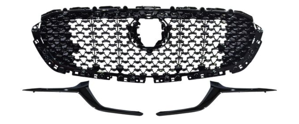 [PAMA-CX20-CMNE] PARRILLA MAZDA CX30 2020 AL 2021 C/MOLD NEG S/HOYO P/SENS