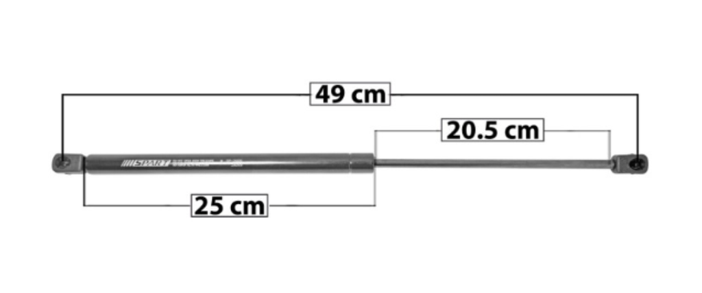 [AMDO-DA05-21] AMORTIGUADOR (RESORTE GAS) COFRE DODGE DAKOTA 2005 AL 2011 IZQ/DER