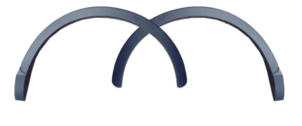 MOLDURA ARCO SALP AUDI Q3 2013 AL 2018 TRAS DER/IZQ JGO NUEVO ORIGINAL