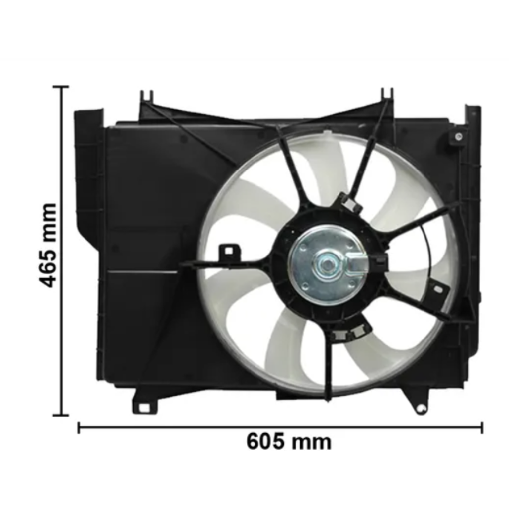 MOTOVENTILADOR MITSUBISHI MIRAGE 2021 AL 2024 4 PIN