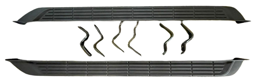 ESTRIBO FORD RANGER 2019 AL 2023 JGO 2 PZAS ALUMINIO C/HERRAJES INSTALACION