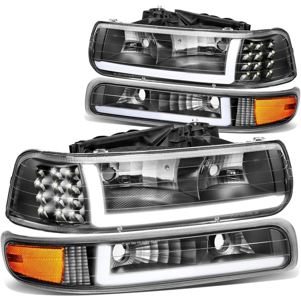 KIT FARO CHEVROLET PU/ SILVERADO 2000 C/CUARTO LED JGO 4 PZAS TUNNING PERFORMANCE