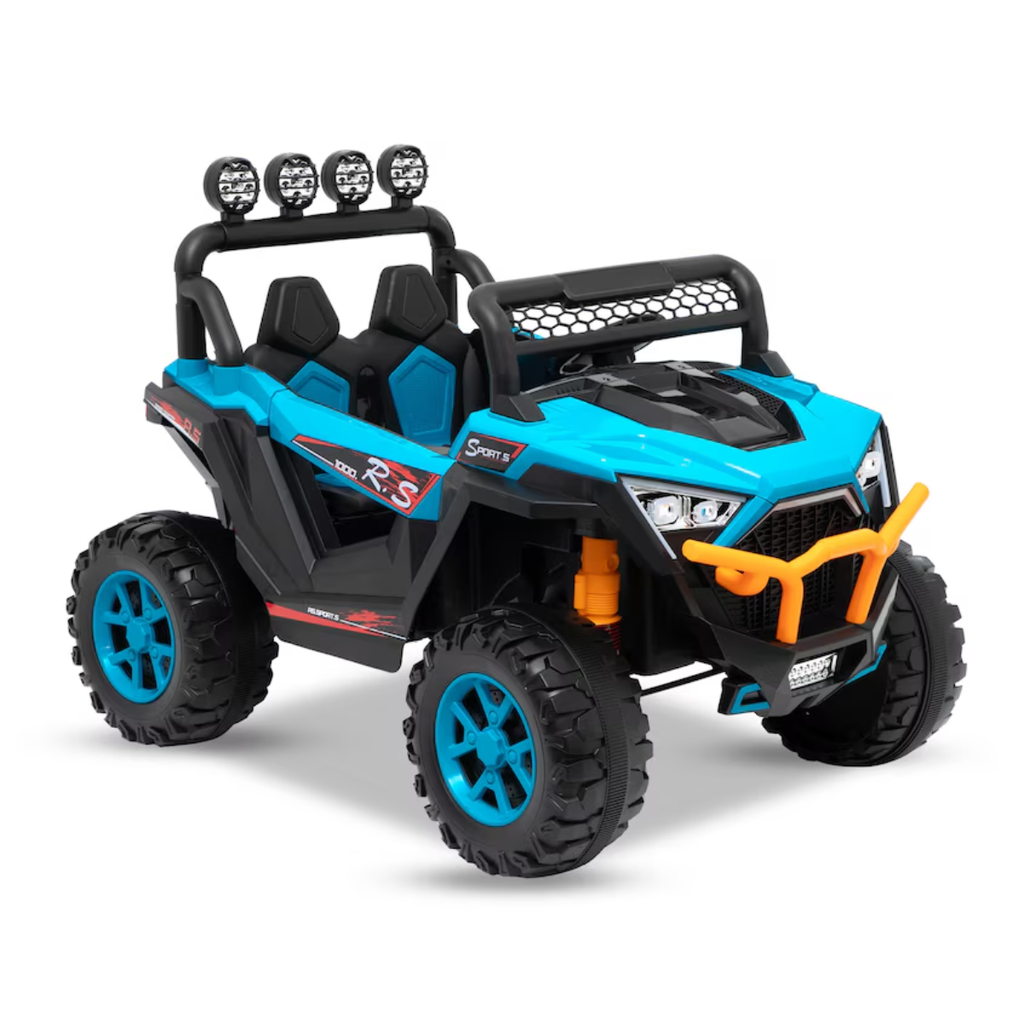 CARRO MONTABLE FUNZONE ELECT 12V C/BATERIA RECARGABLE C/AUTO ESTEREO P/NIÑO MAS DE 5 AÑOS