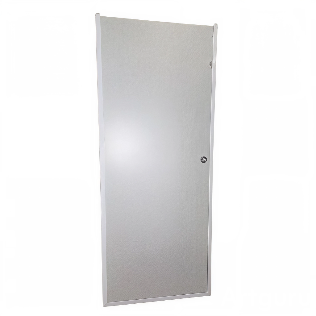 PUERTA PARA CASA, OFICINAS, RESIDENCIAS, COMERCIOS METALICA EXTERIORES BLANCO C/MARCO METALICO Y BISAGRAS 215X90CM