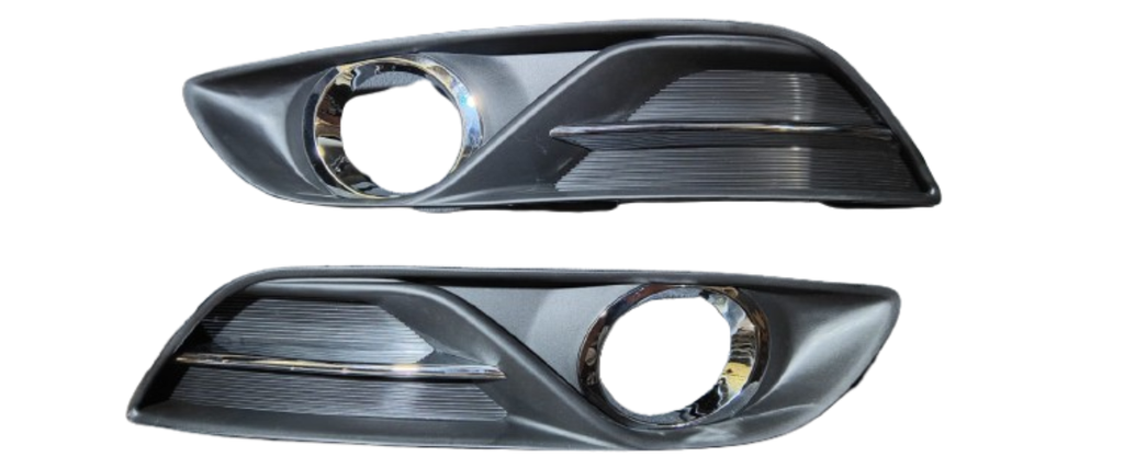 REJILLA (PARRILLA) DEFENSA NISSAN SENTRA 2013 AL 2016 C/FILO CROM P/FARO AUX TEXT JGO DER/IZQ *EX