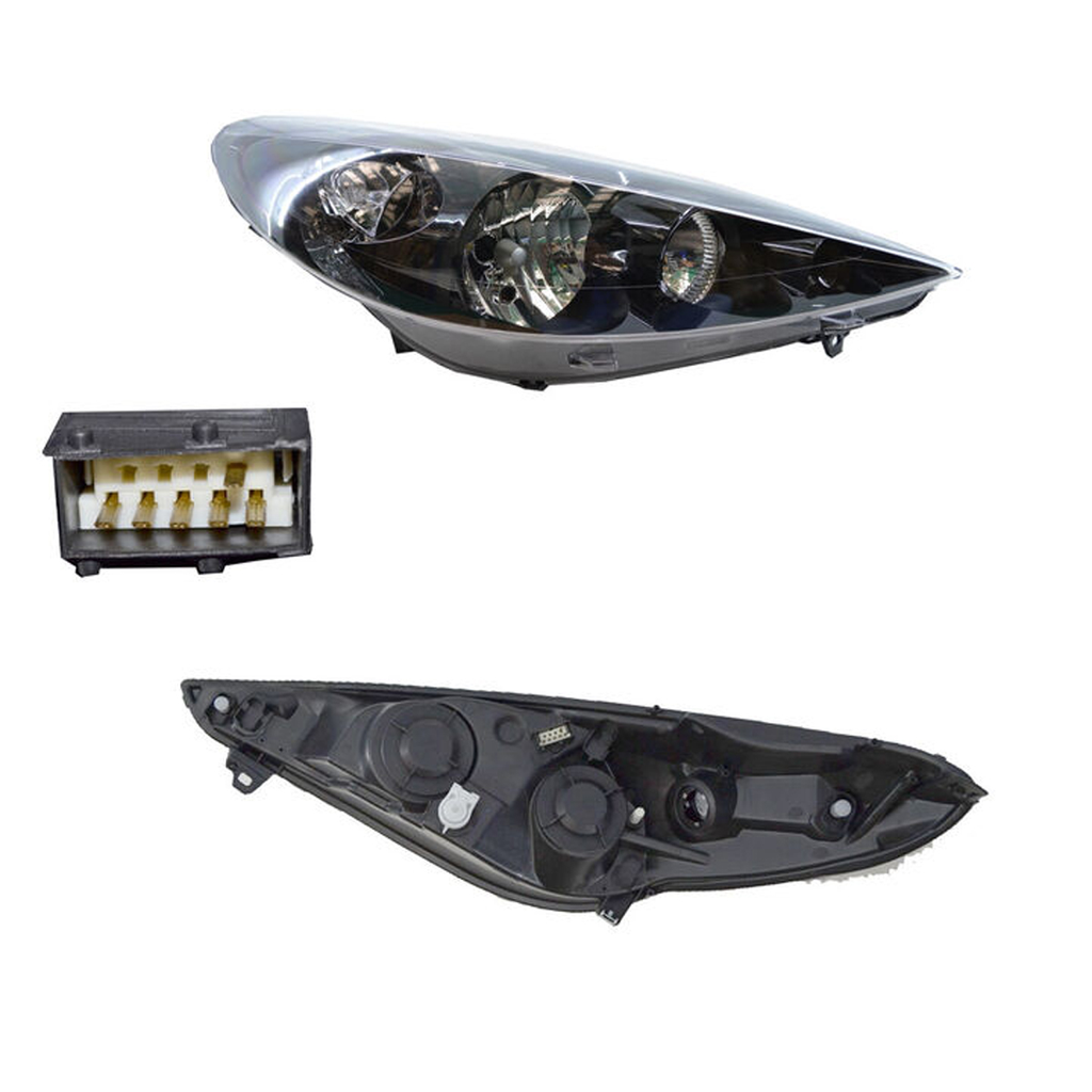 FARO PEUGEOT 207 2008 AL 2014 FONDO NEG DER CN *G