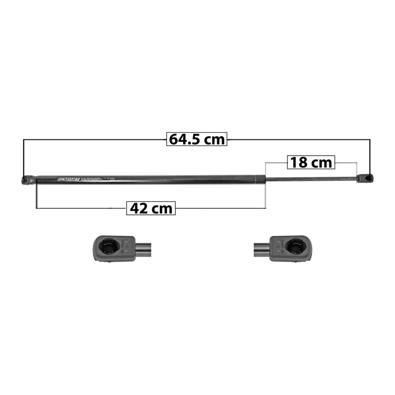 [50815MAN] AMORTIGUADOR COFRE CHEVROLET AVALANCHE 07-14/ CHEVROLET SUBURBAN 07-14/ CHEVROLET TAHOE 07-14/ YUKON 07-14/ 64.5 42 18 ENTRADA TIPO 9 ENTRADA 2 TIPO 9 500 112.4 50.98 440 98.92 44.87 SPART SP-5868 TUR DER