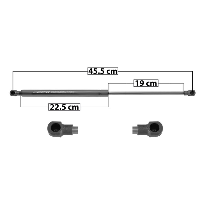 [50891MAN] AMORTIGUADOR COFRE SEAT ALHAMBRA 96-09/ VOLKSWAGEN SHARAN 96-09/ 45.5 22.5 19 ENTRADA TIPO 1 ENTRADA 2 TIPO 1 380 85.43 38.75 320 71.94 32.63 SPART SP-8104 TUR DER/ IZQ