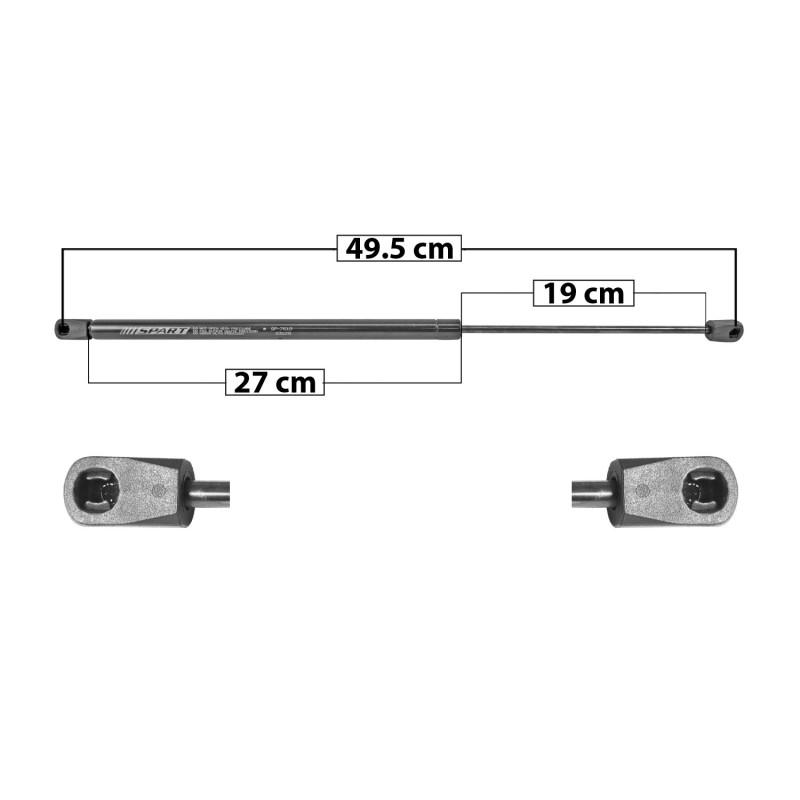 [51137MAN] AMORTIGUADOR VIDRIO TRAS CADILLAC ESCALADE ESV 15-20/ CHEVROLET SUBURBAN 15-20/ CHEVROLET TAHOE 15-20/ YUKON 15-20/ YUKON XL 15-20/ 49.5 27 19 180 40.47 18.36 120 26.98 12.24 SPART 7619 TUR DER/ IZQ