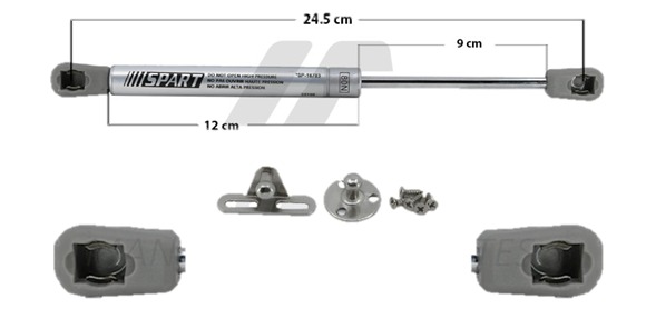 [51191MAN] AMORTIGUADOR UNIVERSAL UN VARIOS 50-25/ UN VARIOS 50-25/ UN VARIOS 50-25/ UN VARIOS 50-25/ 80N 24.5 12 9 81 18.21 8.26 80 17.98 8.16 SPART TUR DER/ IZQDELANTERA/TRASERA CAMPERS