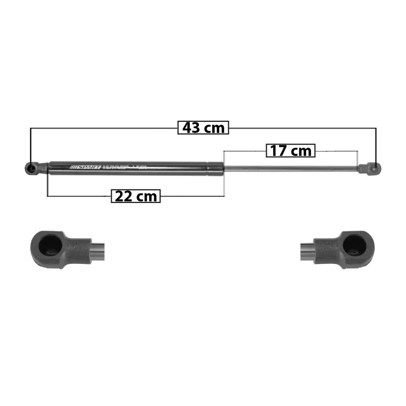 [96118MAN] AMORTIGUADOR 5TA PUERTA TOYOTA YARIS 06-10/ TOYOTA YARIS 06-11/ 43 22 17 ENTRADA TIPO 18 ENTRADA 2 TIPO 1 310 69.69 31.61 370 83.18 37.73 SPART SP-8348 TUR DER/ IZQ