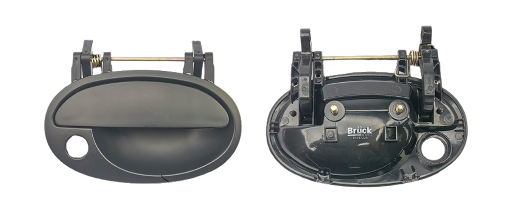 [102884MAN] MANIJA EXTERIOR CHEVROLET CORSA 00-08/ CHEVROLET MERIVA 04-08/ CHEVROLET TORNADO 04-11/ CON HOYO P/LLAVE CORRUGADA NEGRA PLASTICO TWN HUSHAN 5138137 DERDELANTERA