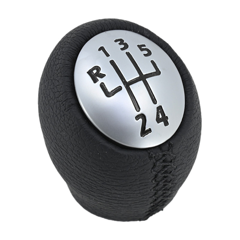 [109188MAN] PERILLA (POMO) PALANCA VELOCIDADES RENAULT DUSTER 08-15/ RENAULT FLUENCE 10-14/ RENAULT LAGUNA 08-15/ RENAULT MEGANE 08-15/ RENAULT SCENIC 09-13/ RENAULT TRAFIC 08-15/ PALANCA NEGRO/GRIS 5 PIEL SINTETICA TIPO ORIGINAL CHN