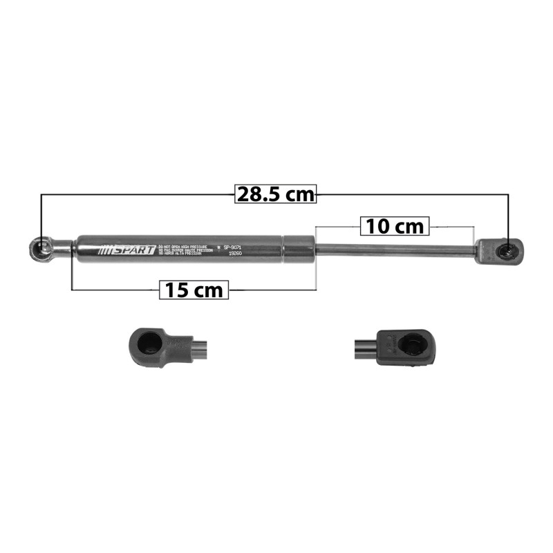 [50736MAN] AMORTIGUADOR COFRE BMW X3 04-10 28.5 15 10 ENTRADA TIPO 1 ENTRADA 2 TIPO 9 750 168.61 76.48 690 155.12 70.36 SPART SP-9071 TUR TWN DER/ IZQ