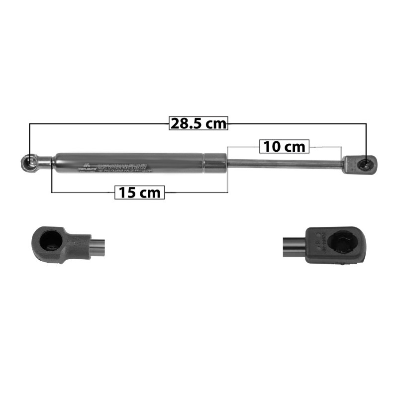 [60065MAN] AMORTIGUADOR COFRE BMW X3 04-10 28.5 15 10 ENTRADA TIPO 1 ENTRADA 2 TIPO 9 750 168.61 76.48 690 155.12 70.36 SP-9071 TUR TWN DER/ IZQ