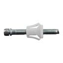 AJUSTADOR FARO CHEVROLET VARIOS 50-22 20 PIEZAS ZINC/NYLON BLANCO/PLATA HOYO MM: 6.3, 1/4 LARGO MM: 56.1, 2 13/64 TALLO MM: 43.4, 1 45/64 18.5 MM 47/64 7.8 MM 5/16 
