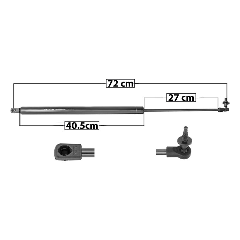 AMORTIGUADOR 5TA PUERTA CHEVROLET LUMINA 90-91 72 40.5 27 ENTRADA TIPO 9 ENTRADA 2 TIPO 4 825 185.47 84.13 885 198.96 90.25 SPART 5265 TUR DER/ IZQ