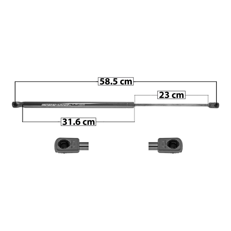 [50831MAN] AMORTIGUADOR COFRE CHEVROLET CHEVY 09-12 58.5 31.6 23 ENTRADA TIPO 9 ENTRADA 2 TIPO 9 530 119.14 54.04 470 105.66 47.93 SPART SP-6239 TUR 94668560 DER/ IZQ