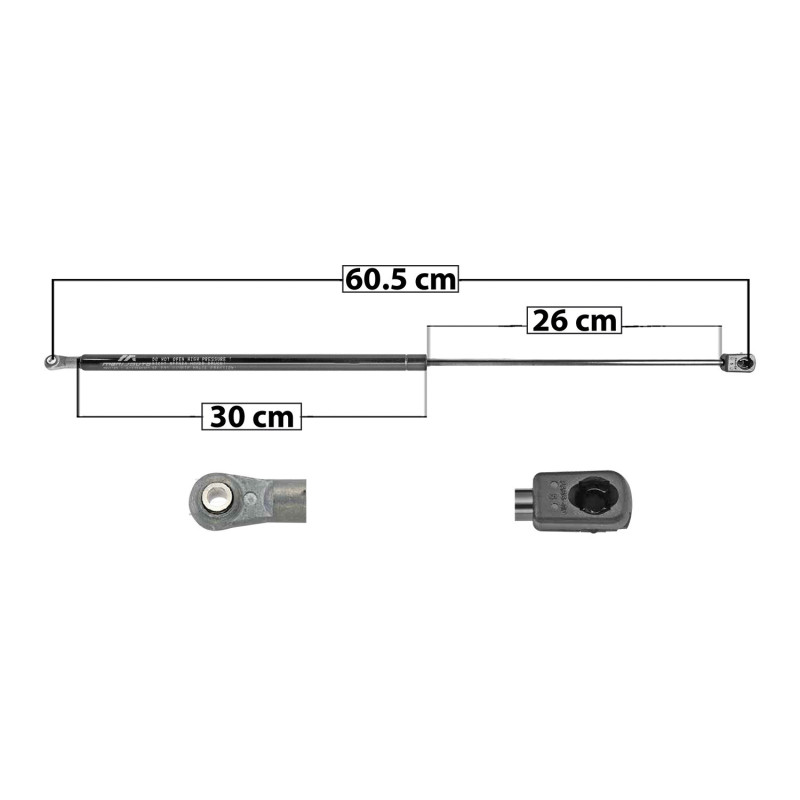[60328MAN] AMORTIGUADOR VIDRIO TRAS CHEVROLET BLAZER (S10) 95-04 60.5 30 26 ENTRADA TIPO 7 ENTRADA 2 TIPO 9 210 47.21 21.41 150 33.72 15.3 6033 TUR