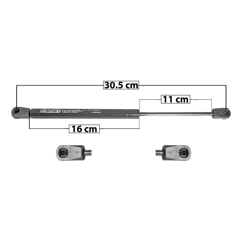 [22077MAN] AMORTIGUADOR CAJUELA CHRYSLER 300M 99-04 30.5 16 11 ENTRADA TIPO 18 ENTRADA 2 TIPO 18 370 83.18 37.73 310 69.69 31.61 SPART 8901 TUR