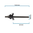 AJUSTADOR FARO FORD VARIOS 50-22 5 PIEZAS NYLON NEGRO 5.3 13/64 76.8 3 1/32 63 2 31/64 