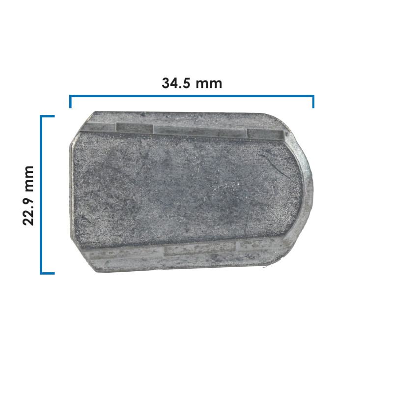 [21149MAN] BASE MONTAJE P/ESPEJO RETROVISOR FORD VARIOS 5 PIEZAS ACERO ACERO 34.5 1 23/64 22.9 29/32 5 13/64 