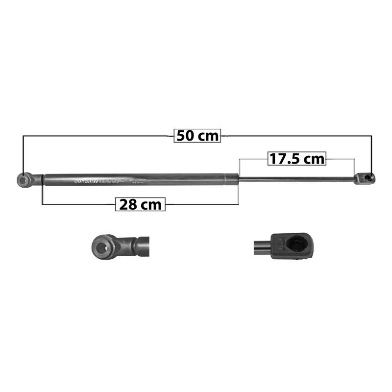 [35114MAN] AMORTIGUADOR COFRE FORD TAURUS 86-95 50 28 17.5 ENTRADA TIPO 20 ENTRADA 2 TIPO 9 490 110.15 49.96 430 96.67 43.85 SPART 7617 TUR DER/ IZQ