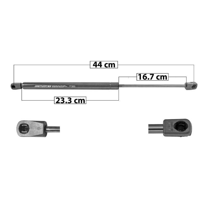 [51127MAN] AMORTIGUADOR COFRE FORD SUPER DUTY 17-22 44 23.3 16.7 255 57.32 26 195 43.83 19.88 SPART 8200 TUR DER/ IZQ
