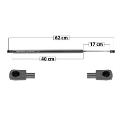 AMORTIGUADOR 5TA PUERTA FORD BRONCO SPORT 21-23 MANUAL 62 40 17 SPART TUR DER/ IZQTRASERA