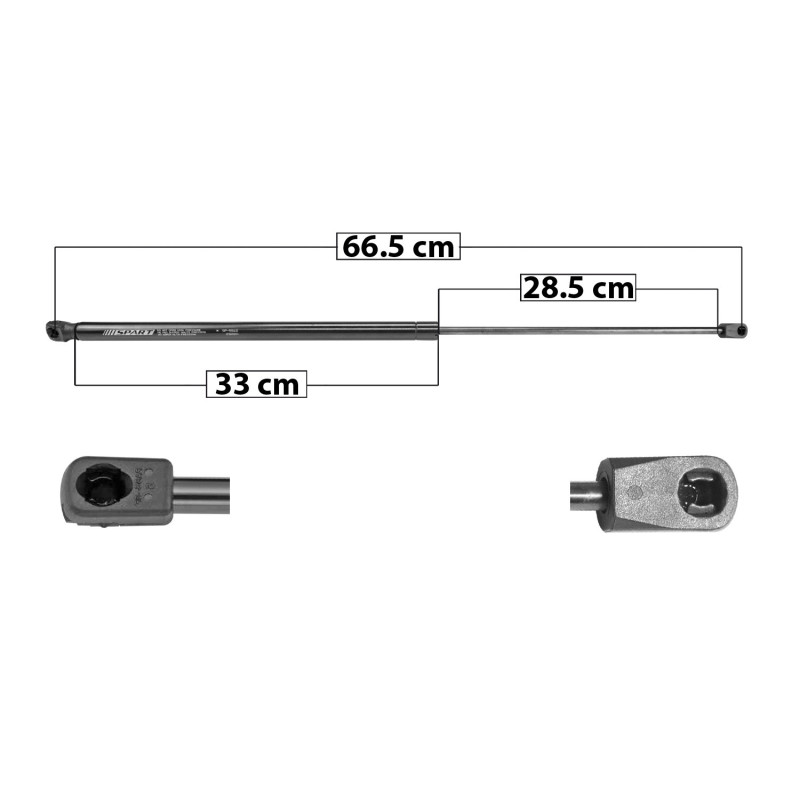 [51167MAN] AMORTIGUADOR COFRE FORD EDGE 19-22 66.5 33 28.5 185 41.59 18.86 125 28.10 12.75 SPART TUR DER/ IZQDELANTERA